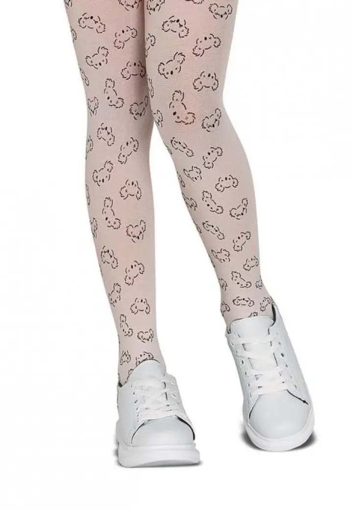 Dres Fete Penti ,Koala Head' 40 DEN, mat, alb