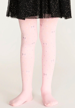Dres Penti Fete Dot Bow 50 DEN, Roz