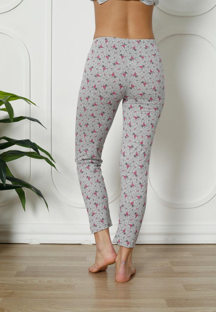 Pantalon de Casă Damă „Flori