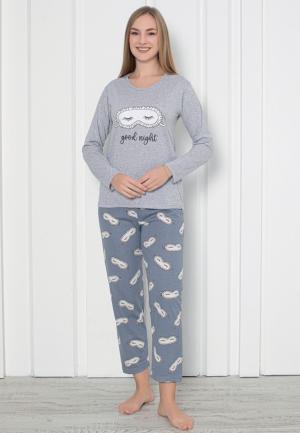 Pijama Damă Mâneca Lungă Pantalon Lung – Good Night