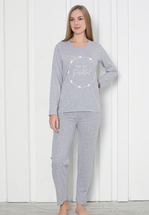 Pijama Damă Mâneca Lungă Pantalon Lunga – Beautiful