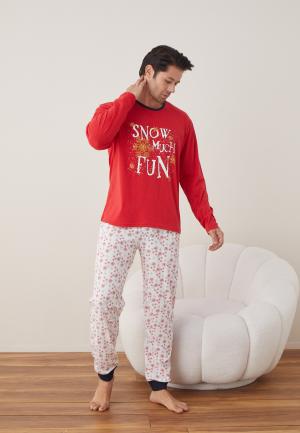 Pijamale Crăciun Bărbat – Snow Much Fun