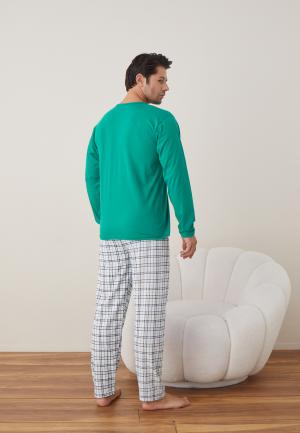 Pijamale Crăciun Bărbați – Ren Verde