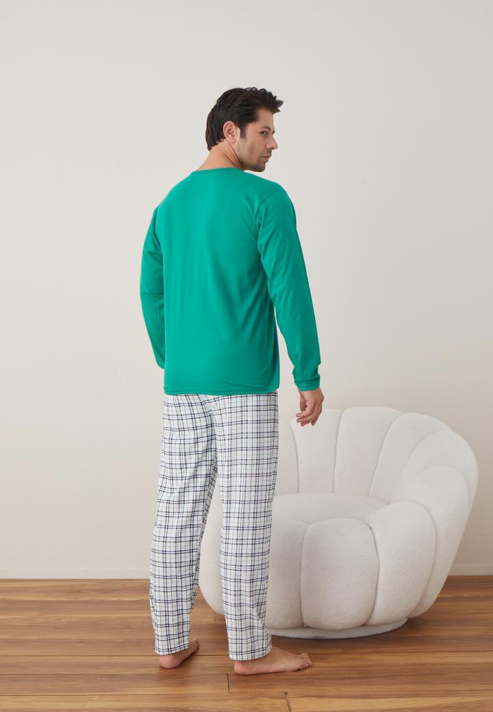 Pijamale Crăciun Bărbați – Ren Verde