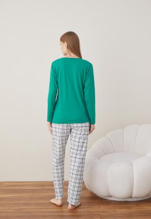 Pijamale Crăciun Damă – Ren Verde