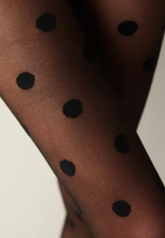 Dres Penti 30 DEN Big Dots Negru – Confort și Design Modern hover