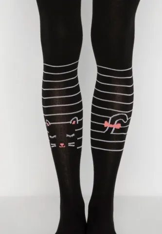 Dres Penti Negru Miow Mat și Opac – Stil Modern și Rafinat hover