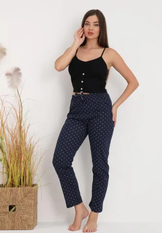 Pantaloni Damă eleganți – Stil Cozy cu Buline Bluemarin