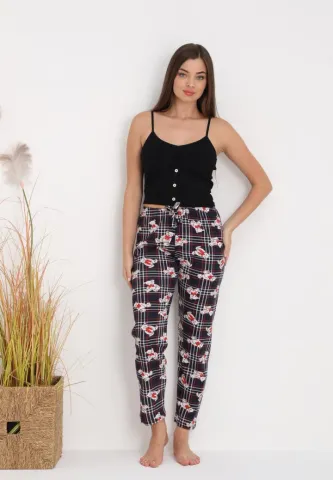 Pantaloni Damă eleganți – Stil Cozy cu imprimeu ursuleți