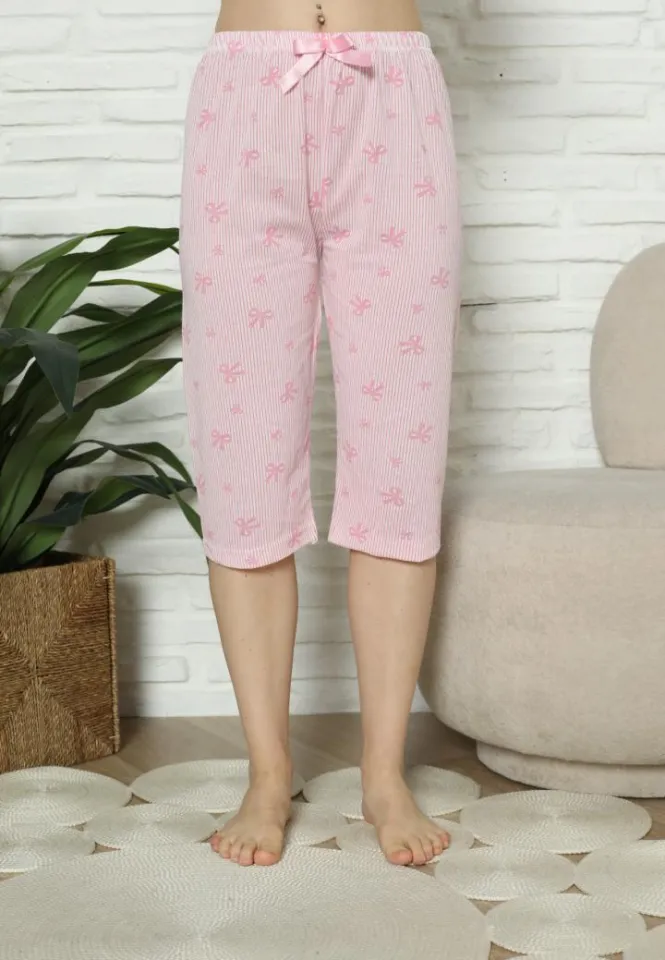 Pantaloni Damă trei sferturi roz – Lejeri și practici pentru fiecare zi
