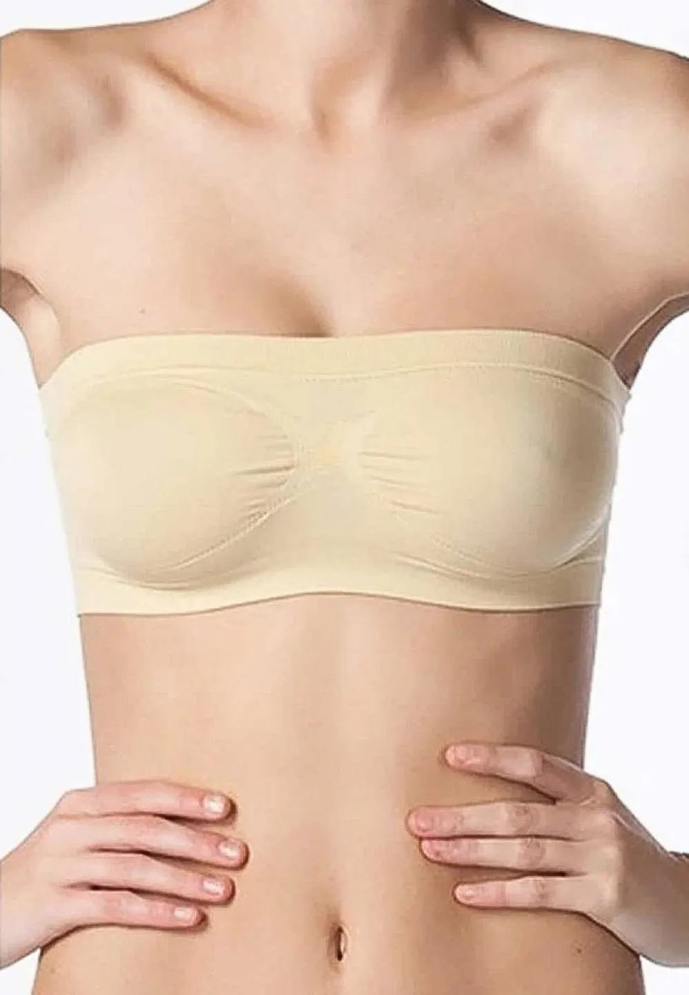 Bustieră damă fără bretele – Bej - 1