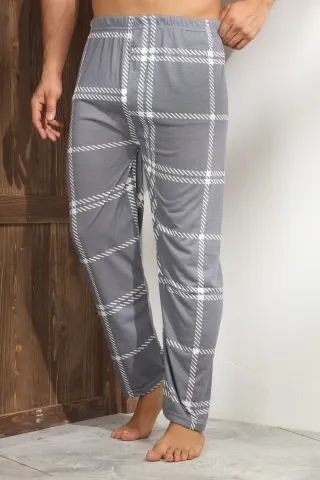 Pantalon pijama bărbați – confort sporit, design clasic carouri,M