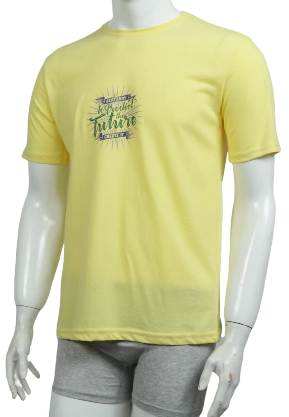 Tricou galben Best Way – bărbat, confortabil și stilat - 1
