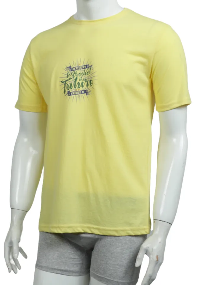 Tricou galben Best Way – bărbat, confortabil și stilat