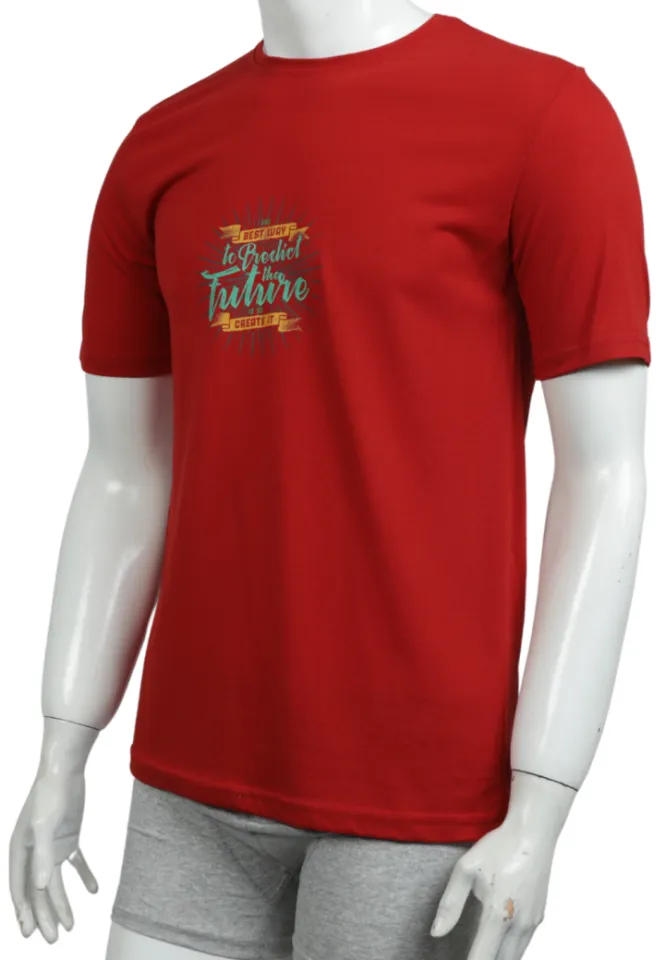 Tricou roșu Best Way – bărbat, confortabil și stilat
