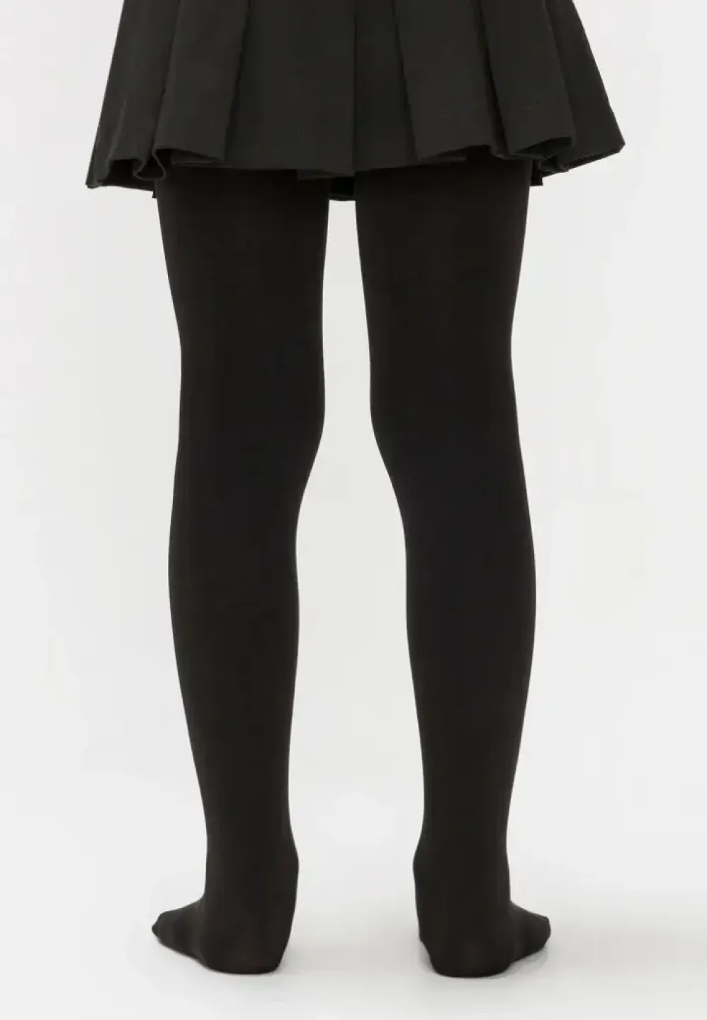 Dres Penti Fetițe – Negru, Bambu Mat - 2