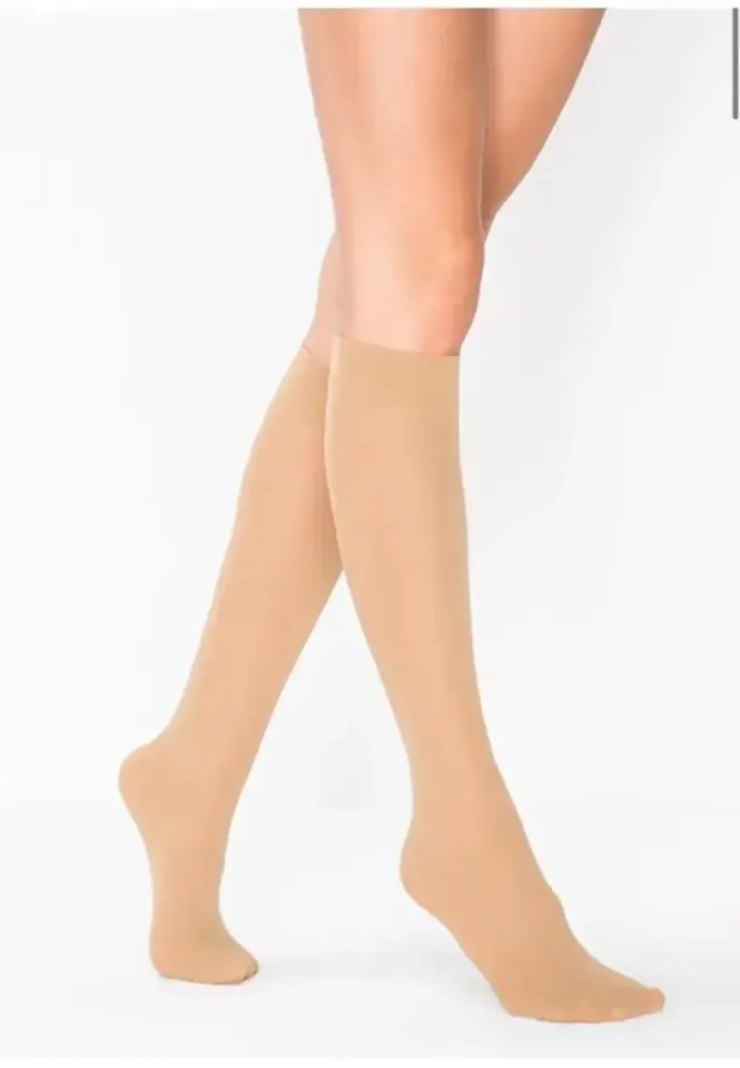 Sosete Penti, Extra Cotton 70 Den Lungime Peste Gleznă, Bej
