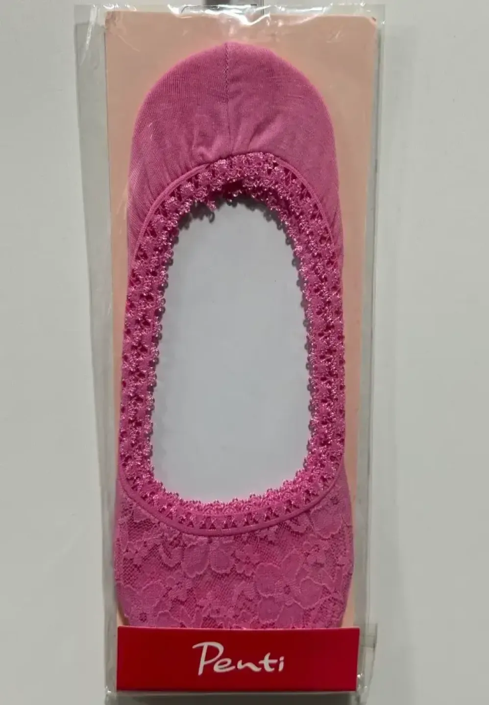 Tălpici Fuchsia cu Dantelă Înflorată Penti - 1