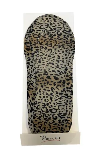Tălpici fără cusătură leopard cu călcâi silicon – damă hover
