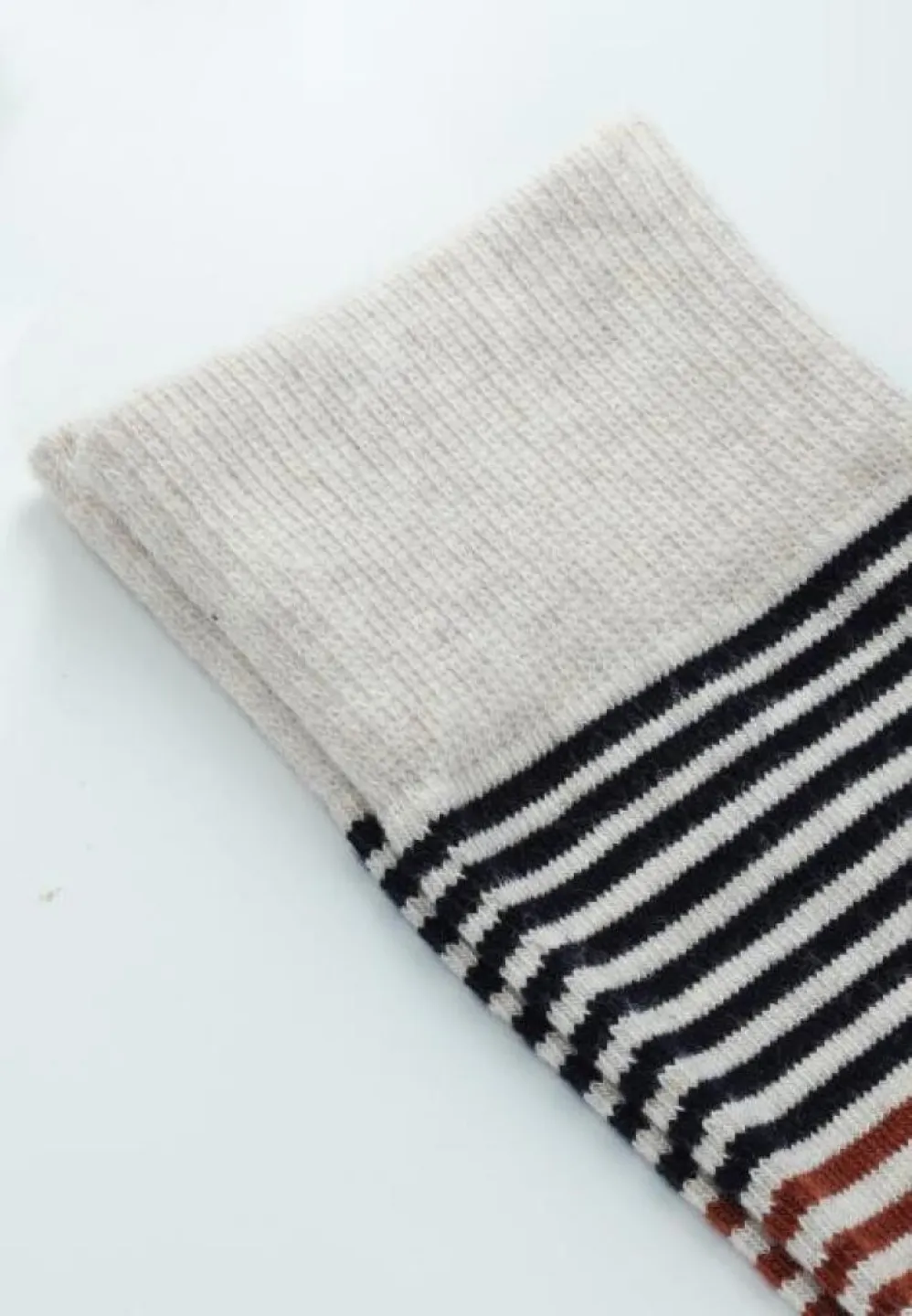 Șosete Fără Cusătură Bumbac Organic Bărbați – Model cu Dungi - 2