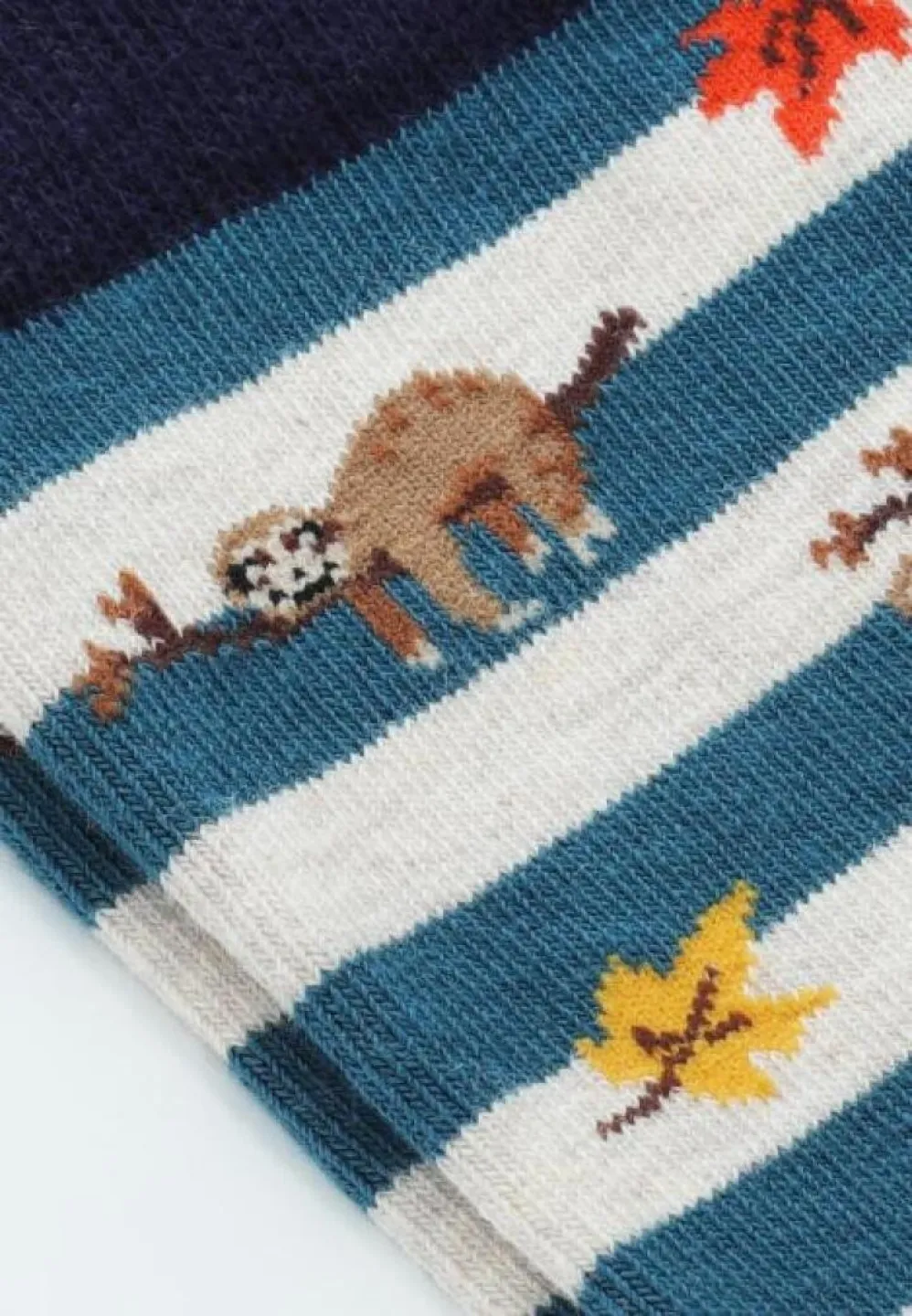 Șosete Fără Cusătură Bumbac Organic Bărbați – Model Animal Leneș - 3