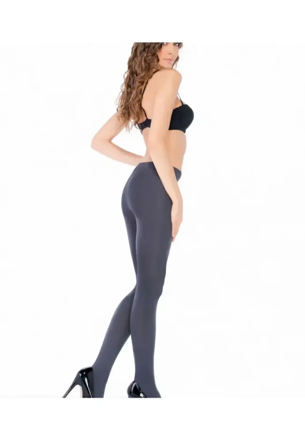 Penti Micro 200 DEN – Dres Femei Mat, Opac și Confortabil, Gri Închis - 1