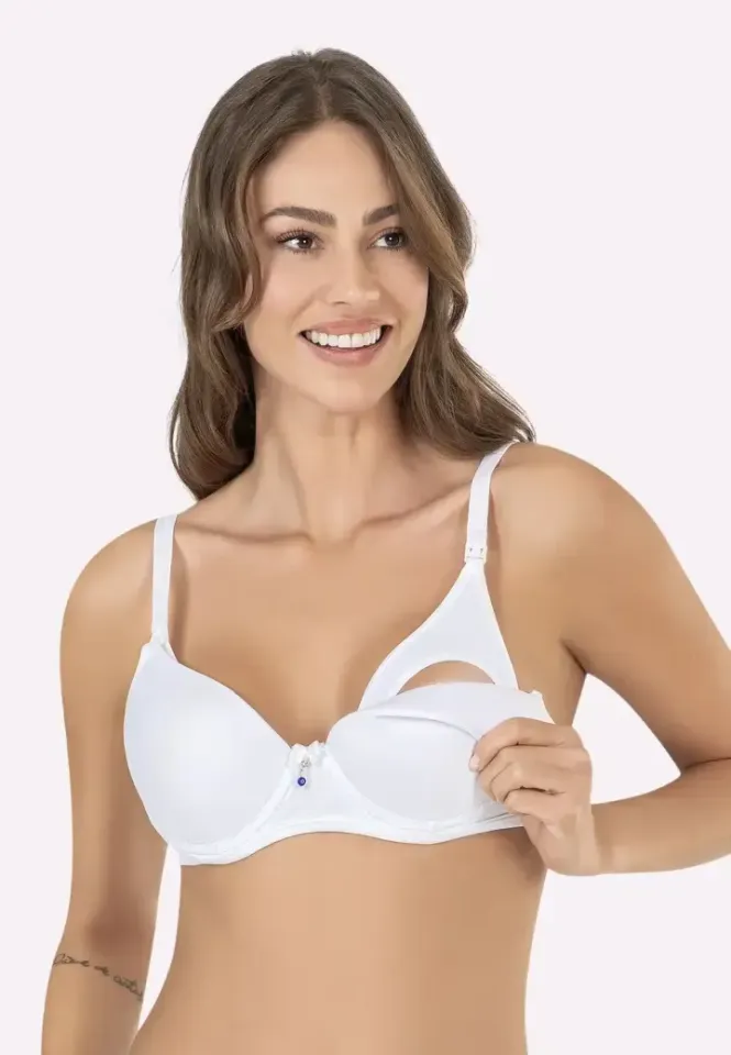 Sutien pentru alăptat, Alb