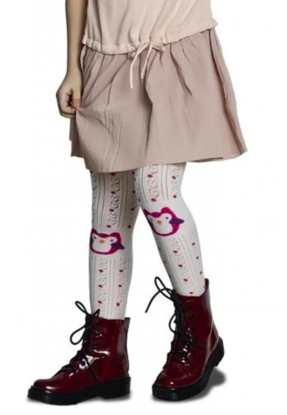 Dres Penti Sissy pentru fetițe, bumbac, Vanilie - 1